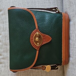 Dooney & Bourke All Weather Leather Calvary Spectator Crossbody Bag, Fir Green